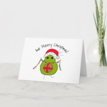Aguacate - Avo Merry Christmas Funny Cute Card