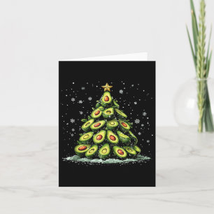 Tarjeta Aguacate Navidad Árbol Xmas Vegetable Para Hombres