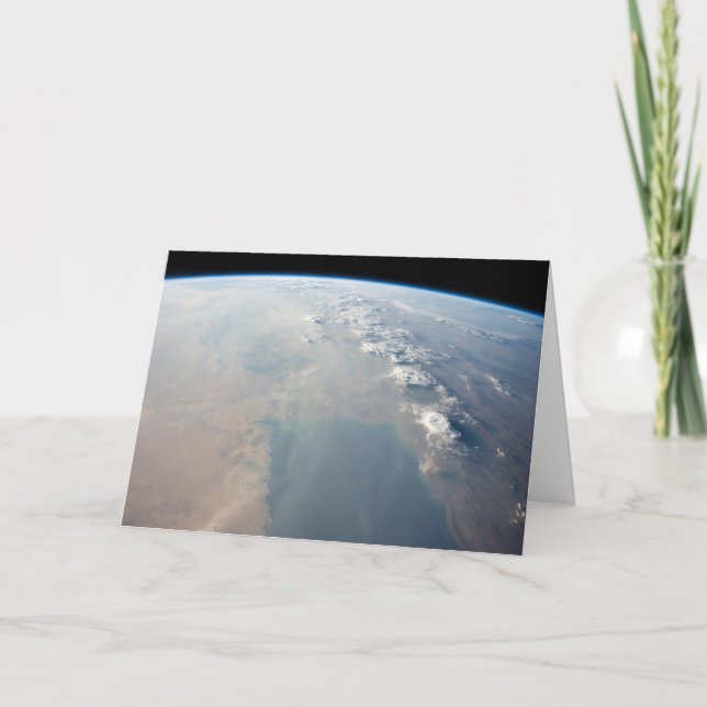 Tarjeta Aguas Azul Tropicales Del Golfo Pérsico. 2 (Anverso)