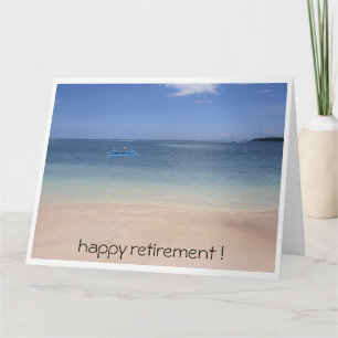 Tarjeta aguas de playa grandes