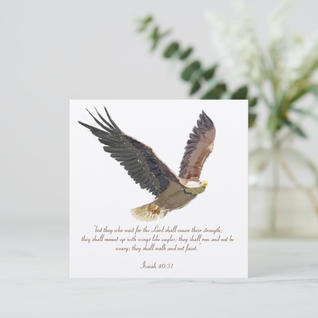 Tarjeta Águila (Anverso de pie)