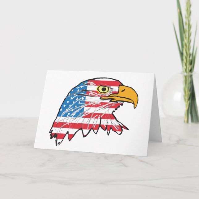 Tarjeta Águila americana (Anverso)