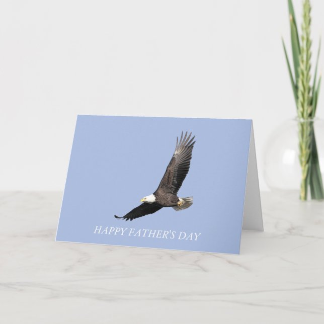 Tarjeta Águila calva americana (Anverso)