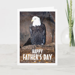 Tarjeta Águila Calva Americana en Nido