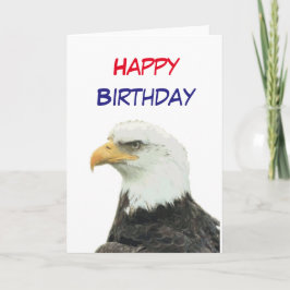 Tarjeta 'Águila calva' Feliz cumpleaños