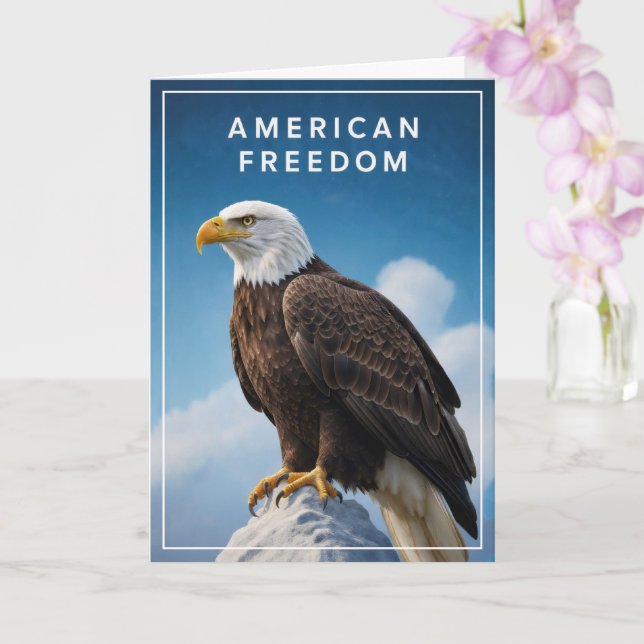 Tarjeta Águila de la libertad de Estados Unidos (Orquídea)
