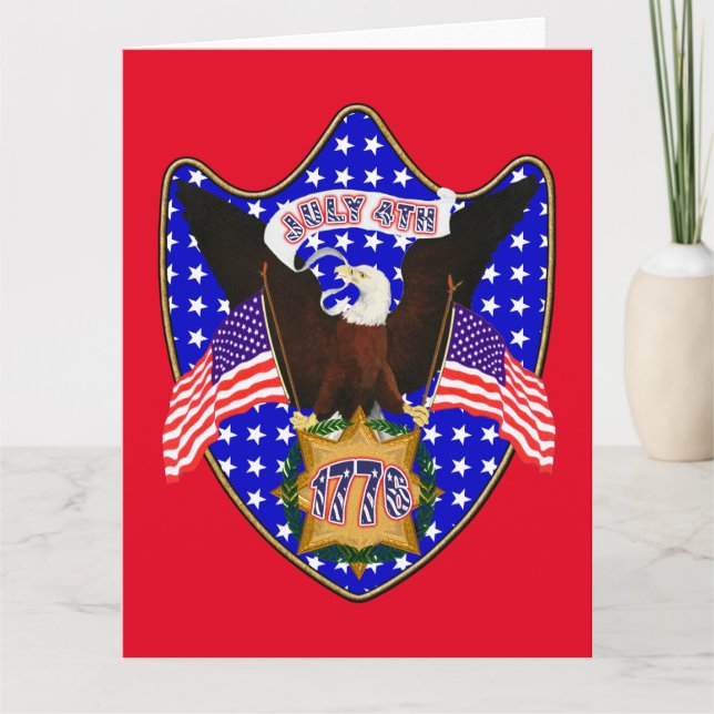 Tarjeta Águila del Día de la Independencia (Anverso)