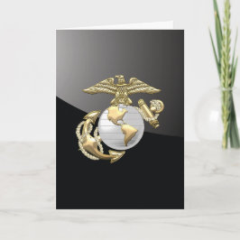 Tarjeta Águila USMC, Globe & Anchor (EGA) [3D]