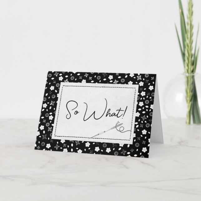 Tarjeta Aguja de coser por 40 años (Anverso)