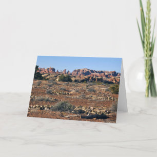 Tarjeta Agujas del sendero de Pothole Point en las tierras