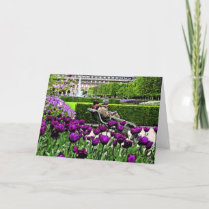 Tarjeta Ahhh... París en la primavera