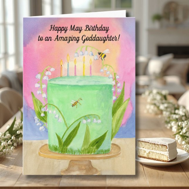 Tarjeta Ahijada Feliz Cumpleaños Lily del Valle (Subido por el creador)
