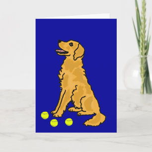 Tarjeta AHL- saludo o Notecards del golden retriever