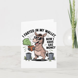 Tarjeta Ahora, En Mi Cartera Tengo Dinero Del Gas Gracioso
