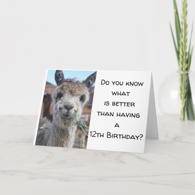 TARJETA "AHORA ERES UN *ADOLESCENTE* FELIZ CUMPLEAÑOS 13 (Anverso)