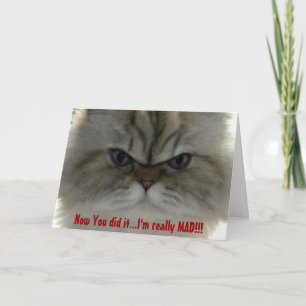 Tarjeta Ahora lo hiciste... ¡¡¡estoy realmente harto!!!