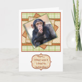 Tarjeta Ahora, ¿qué tenía que recordar? Cumpleaños diverti