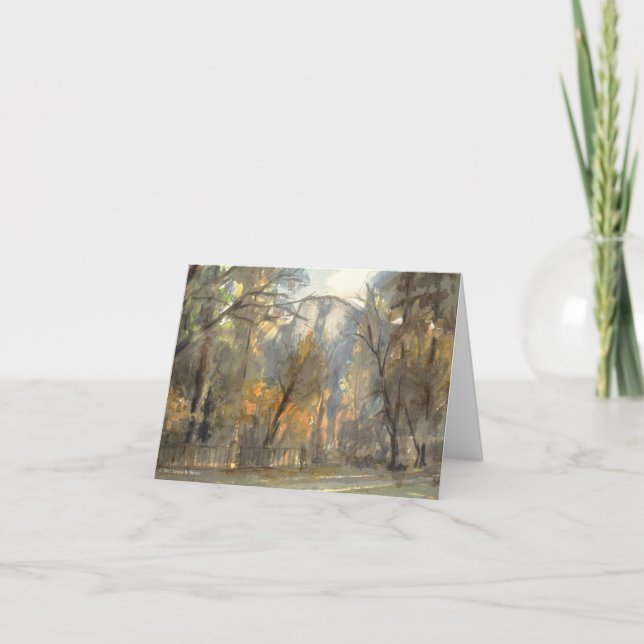 Tarjeta Ahwahnee Lawn (Anverso)