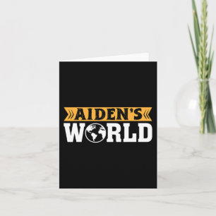 Tarjeta Aidenacesarmy lucha contra el cáncer Mundo de Aide