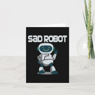 Tarjeta Aidenacesarmy lucha contra el cáncer triste robot