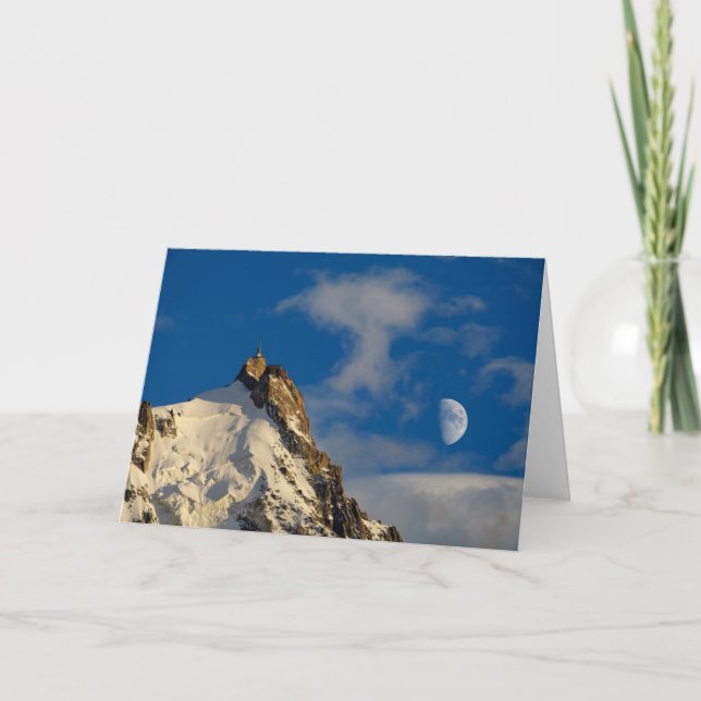 Tarjeta Aiguille du Midi | French Alps France (Anverso)