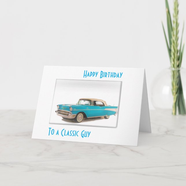 TARJETA AIRE DE 57 BELLAS PARA EL CUMPLEAÑOS DE UN CLÁSICO (Anverso)