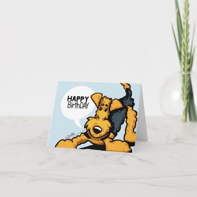 Tarjeta Airedale en juego (Anverso)