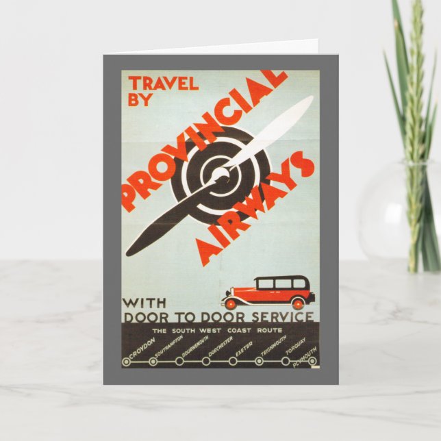 Tarjeta Airways provincial (Anverso)