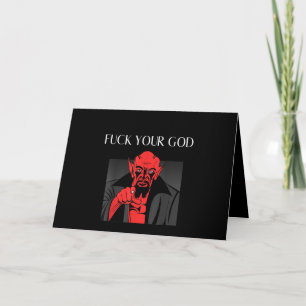 Tarjeta Aist Goat Satan Baphomet GIft