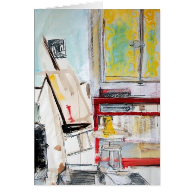 Tarjeta Aix-en-Provence 1982 de Student Art Studio (Frente)