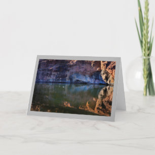 Tarjeta Ajardine el pato soleado del blanco del río de 49