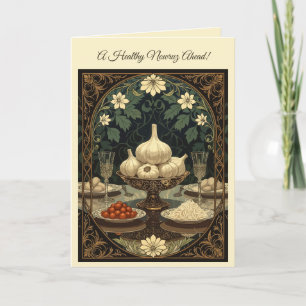 Tarjeta Ajo de Nowruz Año Nuevo Salud y Bendiciones