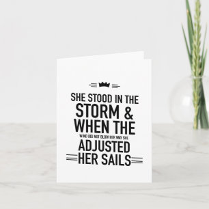 Tarjeta Ajustó su soplo de vela