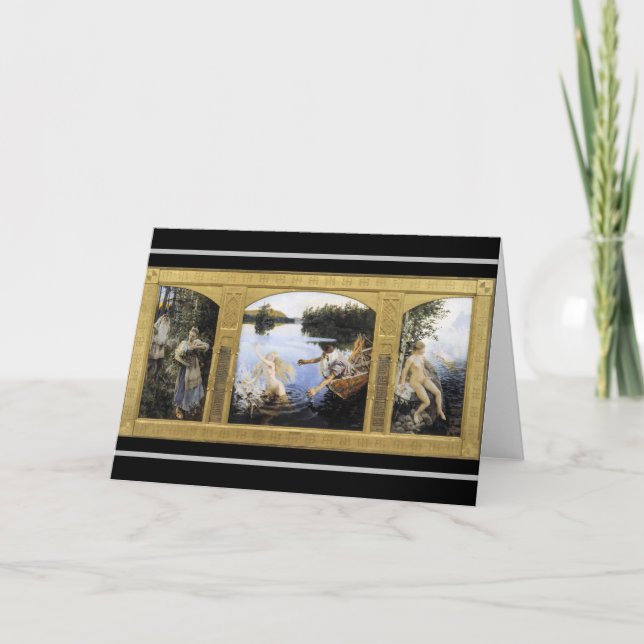 Tarjeta Akseli Gallen-Kallela - Aino Myth (Anverso)