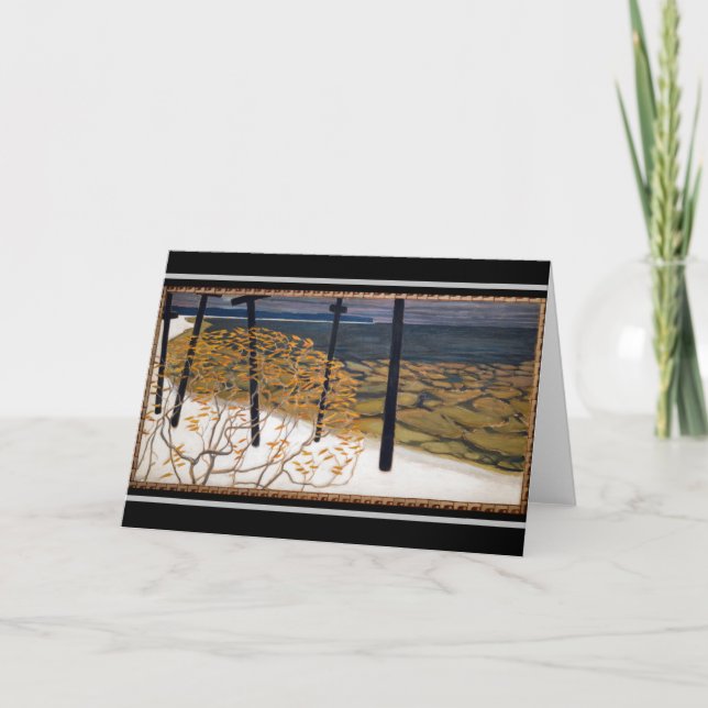 Tarjeta Akseli Gallen-Kallela - otoño (Anverso)