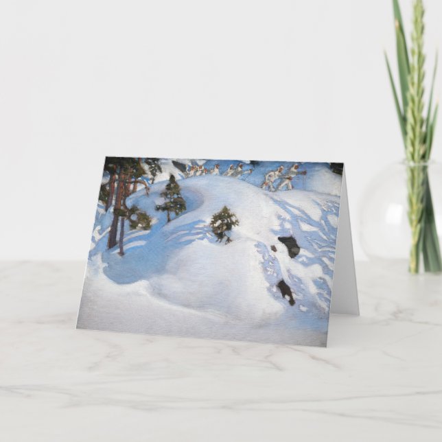 Tarjeta Akseli Gallen-Kallela - Visión de febrero (Anverso)