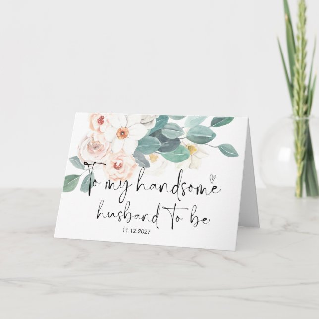 Tarjeta Al día de la boda de mi marido casado (Anverso)