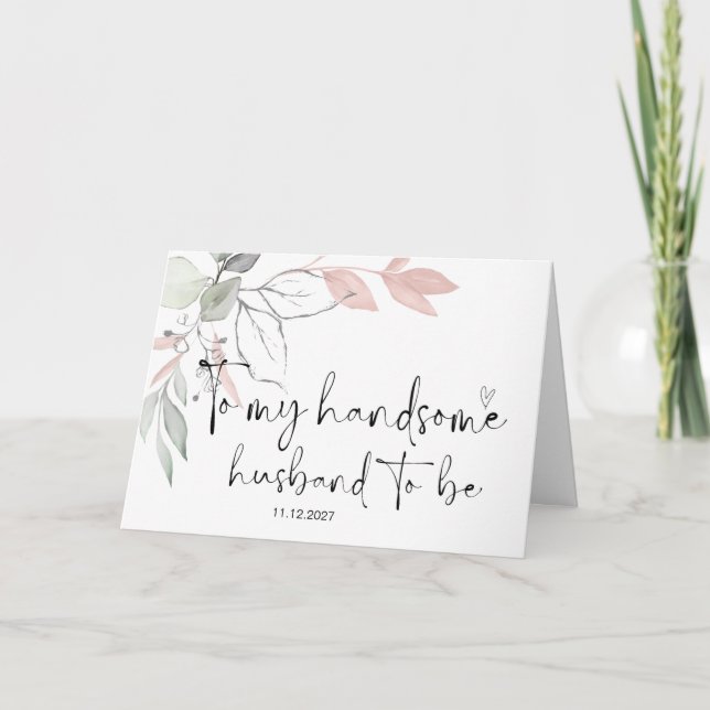 Tarjeta Al día de la boda de mi marido casado (Anverso)