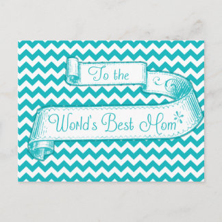 Tarjeta al mejor Día de la Madre de mamá del mundo