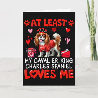 Tarjeta Al menos Cavalier King Charles Spaniel me ama V