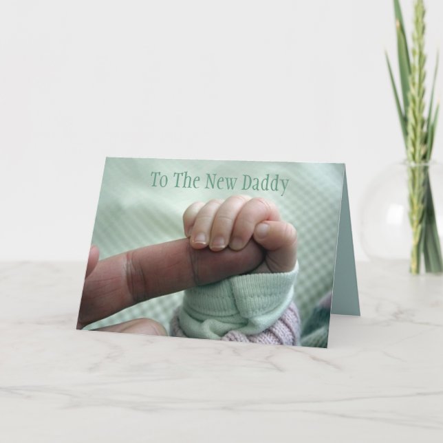 Tarjeta Al nuevo papá (Anverso)