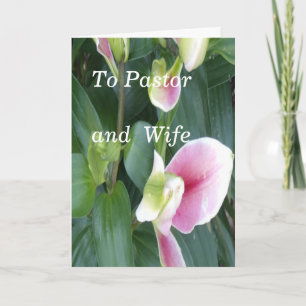 Tarjeta Al Pastor y a la Esposa