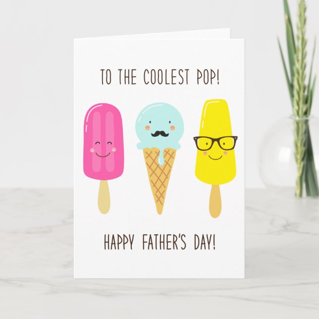 Tarjeta Al Pop más Cooler - Día del Padre (Anverso)