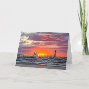 Tarjeta Al principio del atardecer