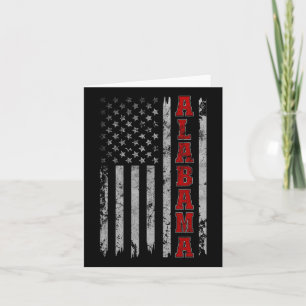 Tarjeta Alabama - Viejos Mares Patrióticos De Bandera De E