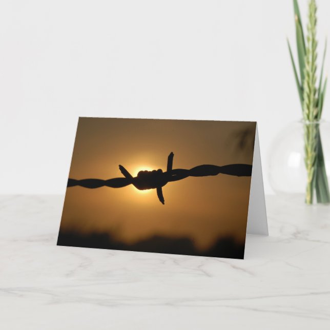 Tarjeta alambre de púas (Anverso)