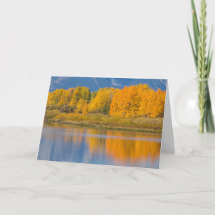 Tarjeta Álamos teñidos de otoño