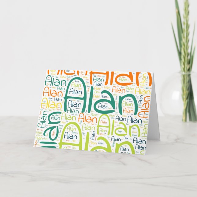 Tarjeta Alan (Anverso)