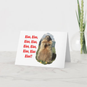 Tarjeta Alan Alan Alan