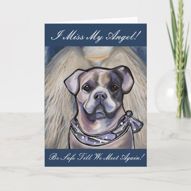 Tarjeta Alapaha Blue Blood Bulldog  (Anverso)